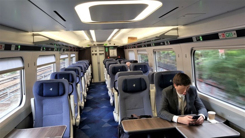 The First Class seating saloon