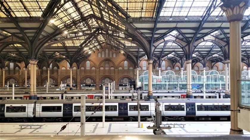 The roof over platforms 1 - 10 is a fabulous example of 19th century station architecture