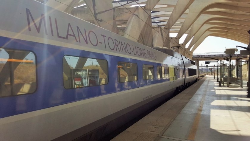 These TGV trains now share the Paris to Milan service with Italian Frecciarossa trains