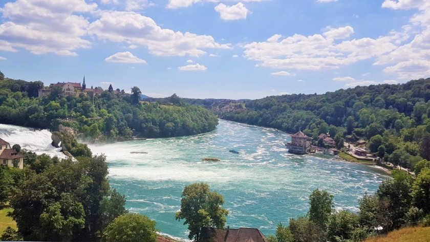The view of Schafhaussen Falls is the highlight of a Stuttgart to Zurich journey