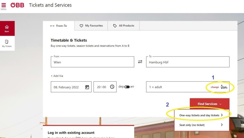 How To Book Tickets on the OBB Website - Step By Step | ShowMeTheJourney