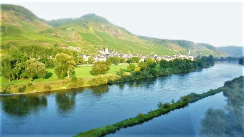 Moselle Valley by train