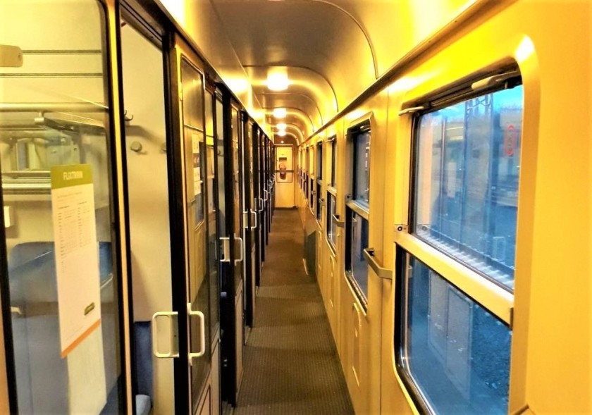 These compartment coaches with a corridor aren't used on every route