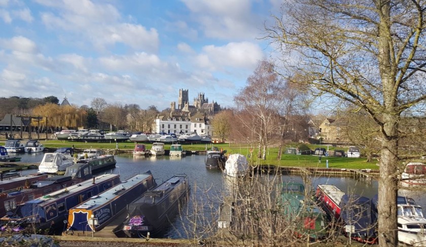 It was this view of Ely from a train which inspired a visit