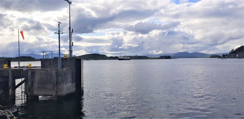 The ferry from Mull arrives in Oban