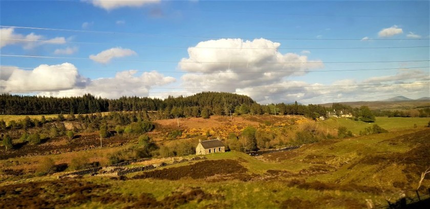 Approaching the Highlands between Pitlochry and Blair Atholl