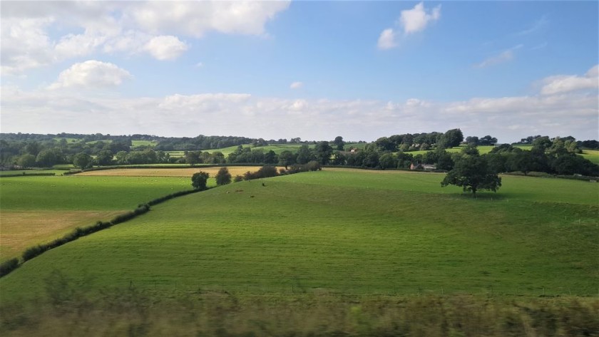 Heading into the countryside to the south of Manchester