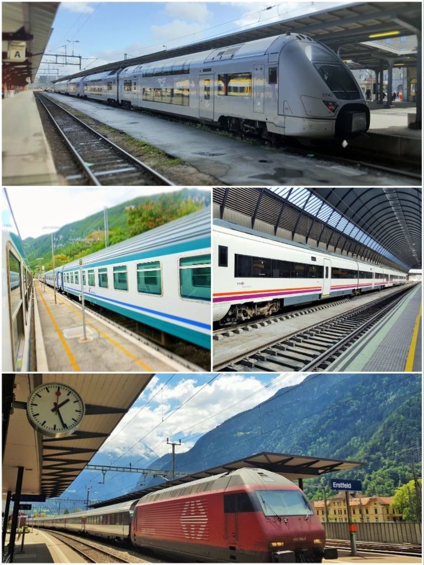 European regional trains are similar to the express trains
