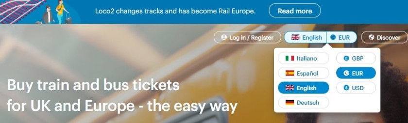 Top sites for booking European rail tickets