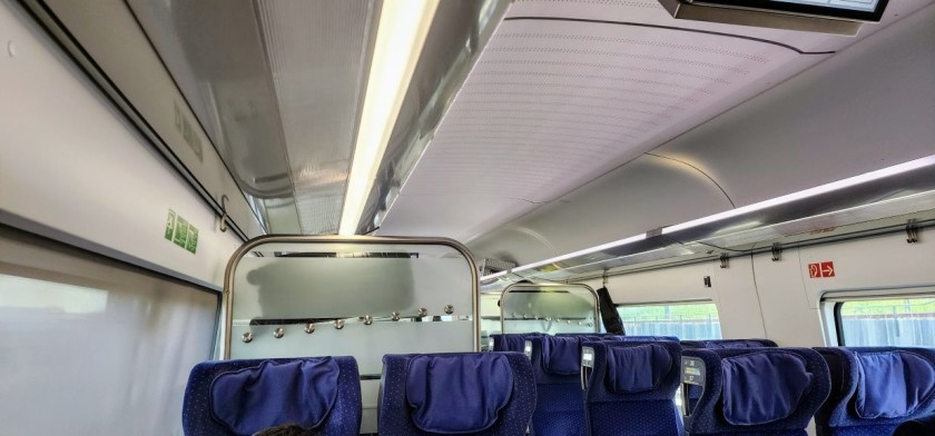 Luggage storage on an ICE 4 train