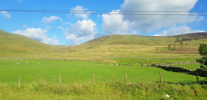 The train will spend more than 45mins crossing the Scottish Uplands