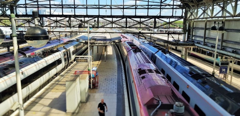 Pendolino trains on Europe's most frequent long-distance intercity route have arrived in Manchester