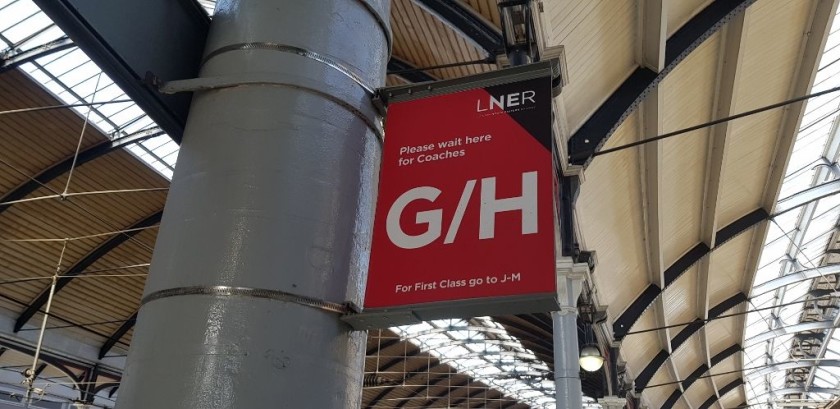 Look for these coach signs if you have a seat reservation on a LNER train