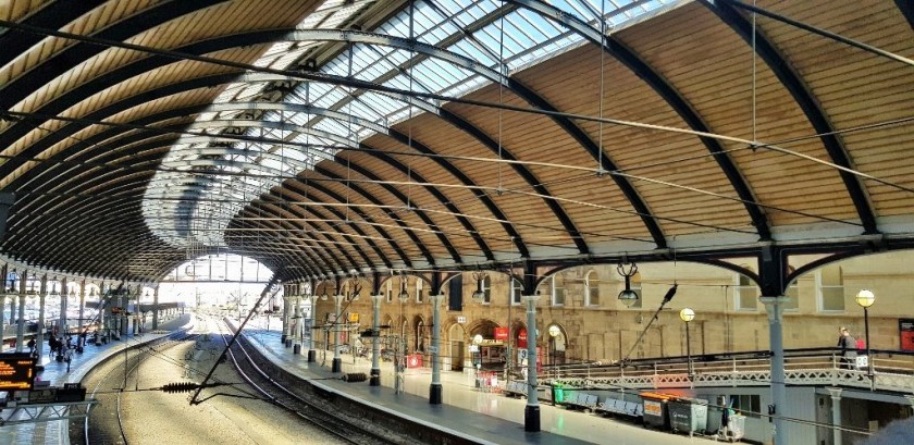 Looking north with platform 2 on the left and platform 3 on the right