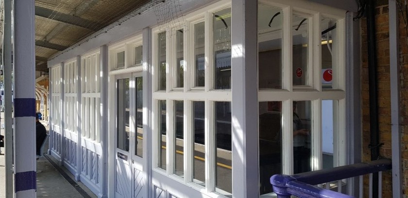 Passengers waiting for trains to Dover can use this charming waiting room