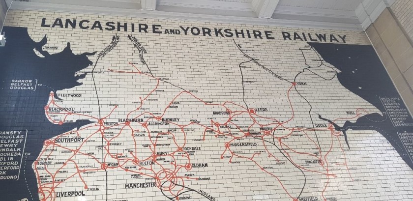 The beautifully preserved map now sadly includes closed routes and stations