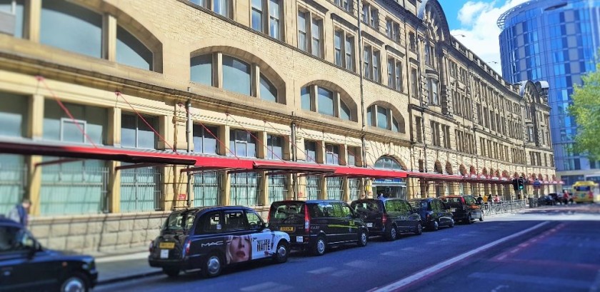 The taxi rank on Station Approach