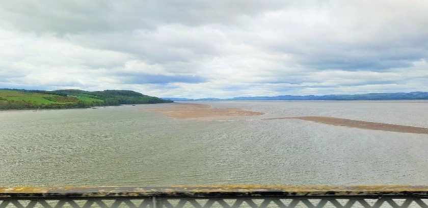 The view down the River Tay looking west