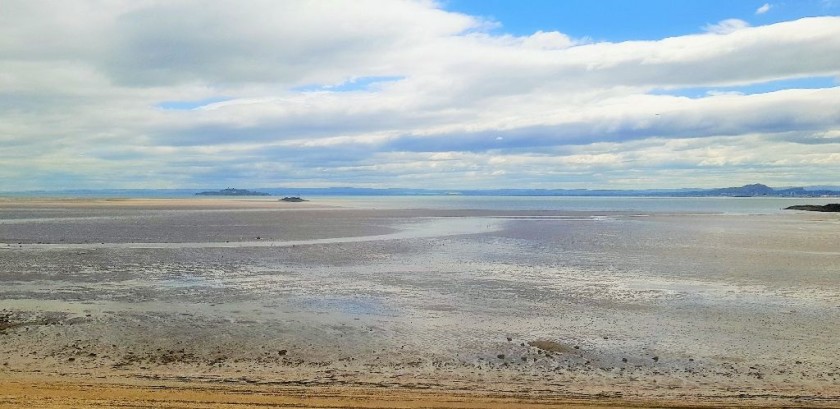 The dramatic sea views are on the right when heading north