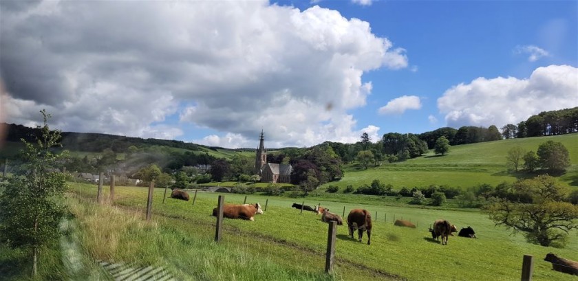 Riding the beautiful railway from Edinburgh to the Galashiels