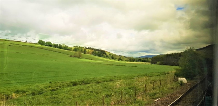 On the train journey from Aberdeen to Inverness