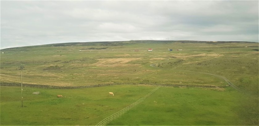 The highest point of the journey at Shap