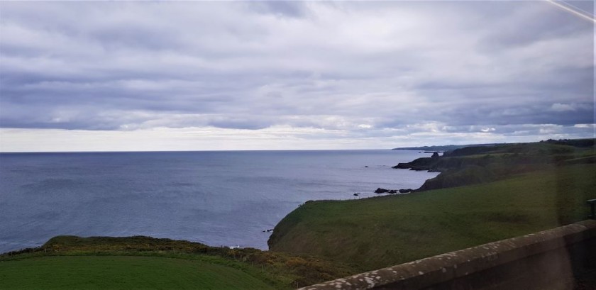 On the clifftops north of Stonehaven