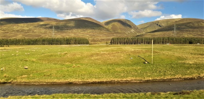 Near the highest point on the UK main line rail network