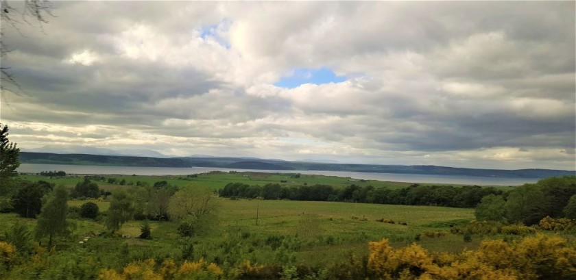 Arriving into Inverness and looking over the Moray Firth