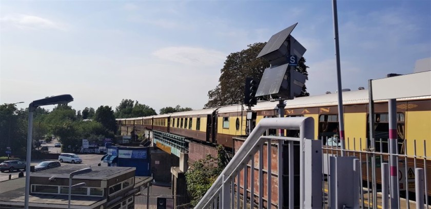 The Pullman coaches on a Belmond train 