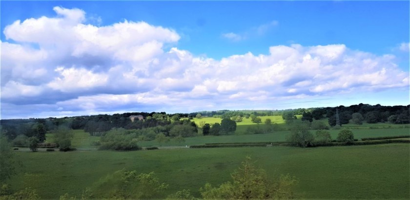 Passing by Croxdale Hall to the south of Durham