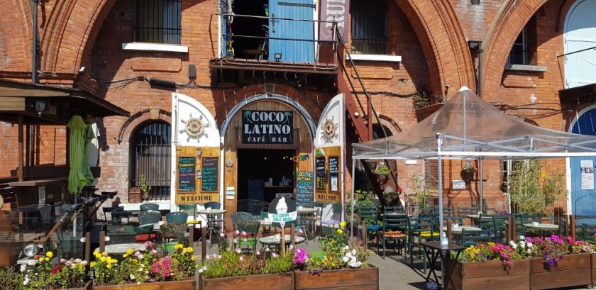 The harbourside is also home to places in which to eat and drink