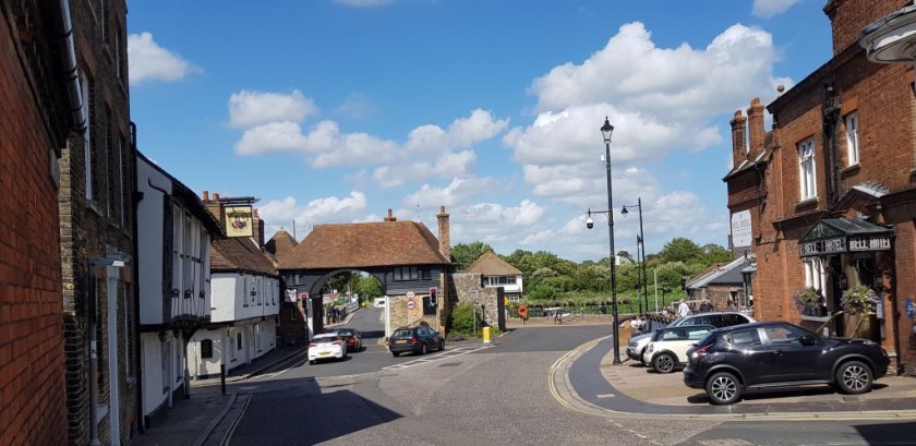 The bridge over the River Stour dates from the 14th century