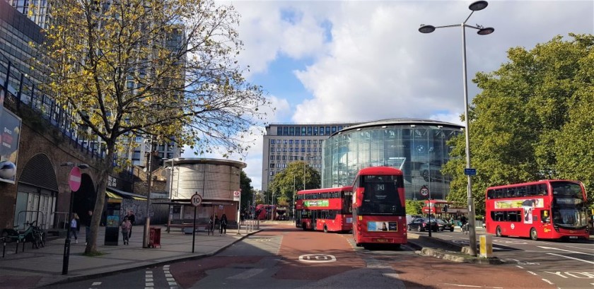 Taking a bus from Waterloo station