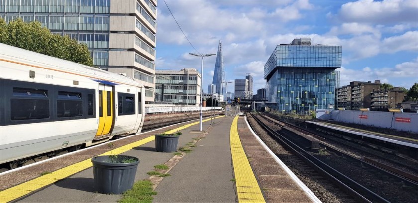 Taking the train from Waterloo (East) to London Bride is easier than the Underground