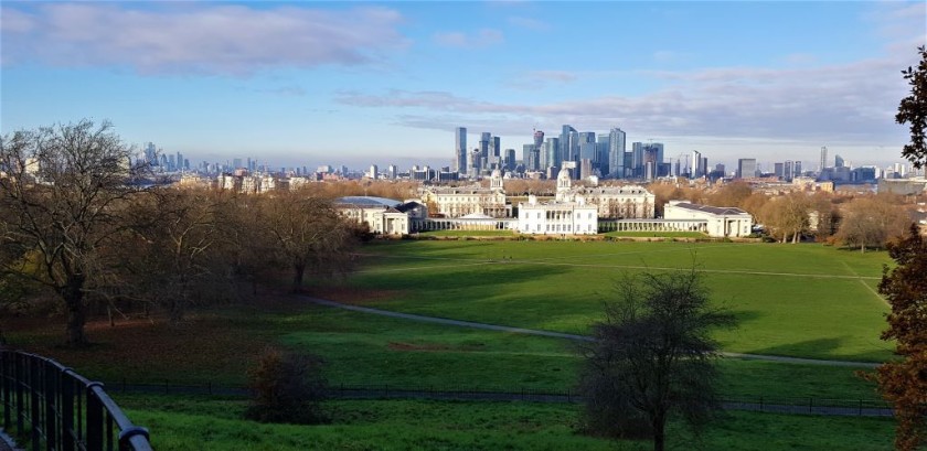 To Greenwich by train