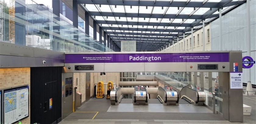 The Elizabeth line at Paddington