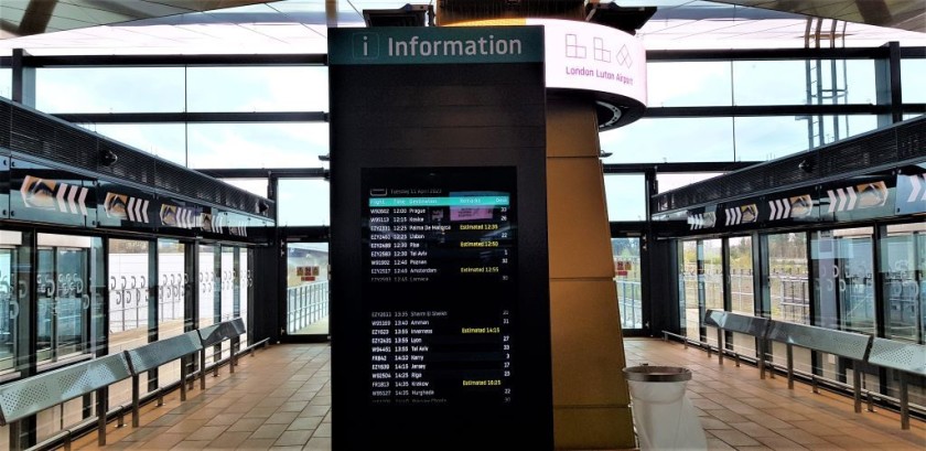 Flight departure details can be checked on the DART platform