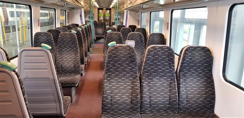 On board a Luton Express train