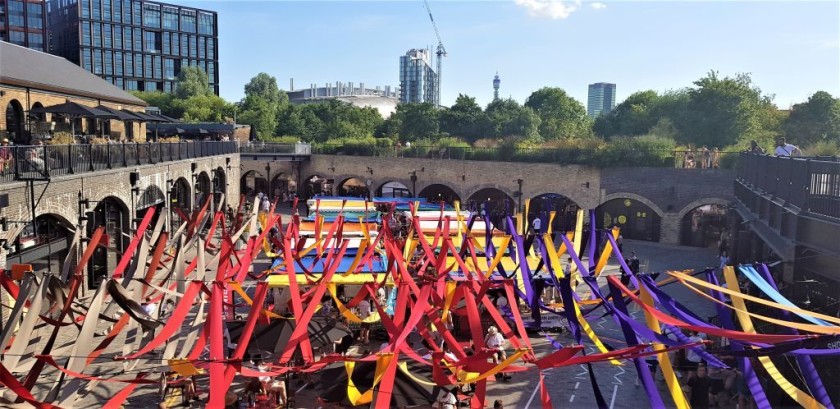 to Coal Drops Yard by train