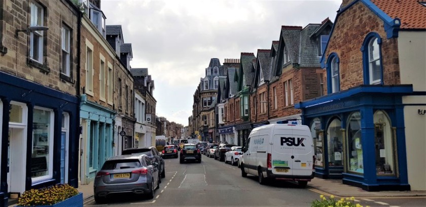 The charming high street in North Berwick