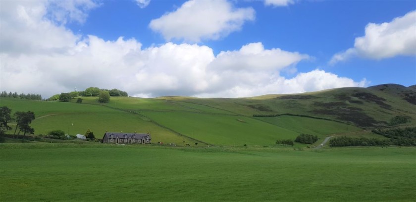 The typically dramatic Scottish landscape is less than 40 mins from Edinburgh