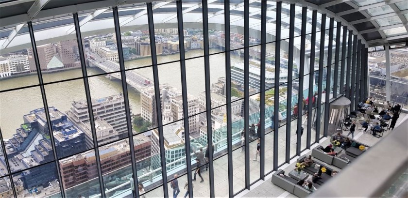 to the Sky Garden by the Elizabeth line to Liverpool Street