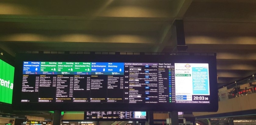 The main departure screens only show the full details of the next 6 trains to depart