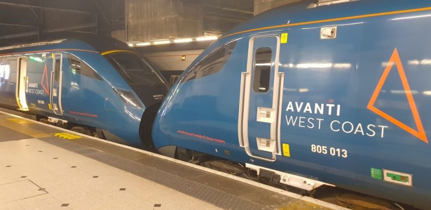 Evero trains at London Euston station