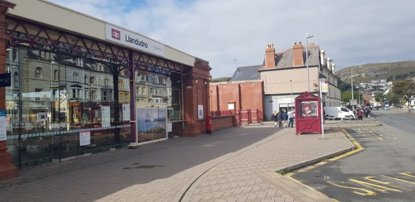 Taking a local bus on from Llandudno station