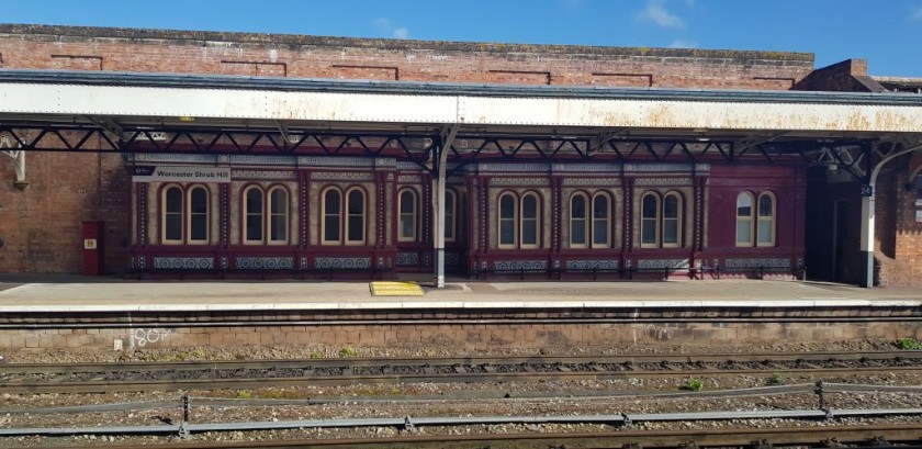 At Shrub Hill station