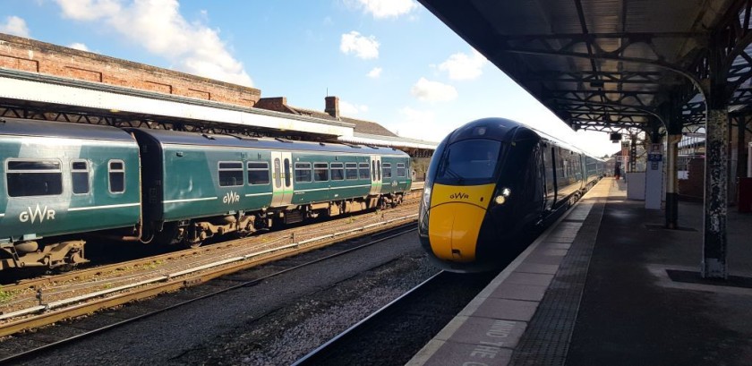 GWR trains at Worcester