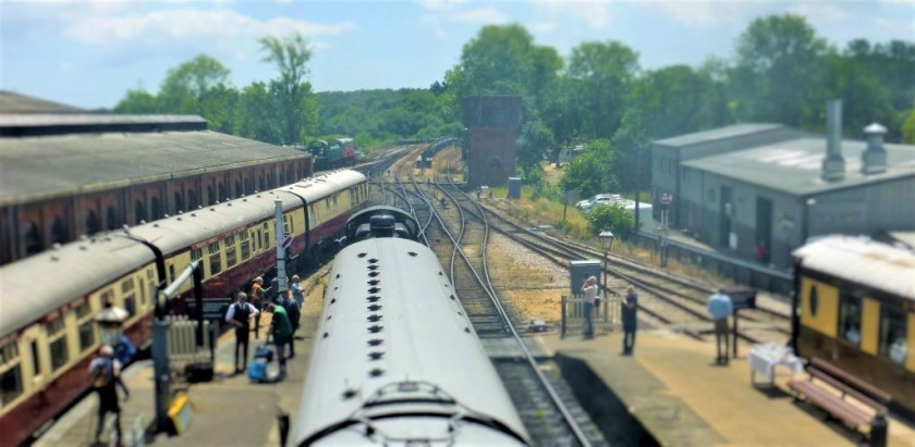 Sheffield Park station on a glorious day