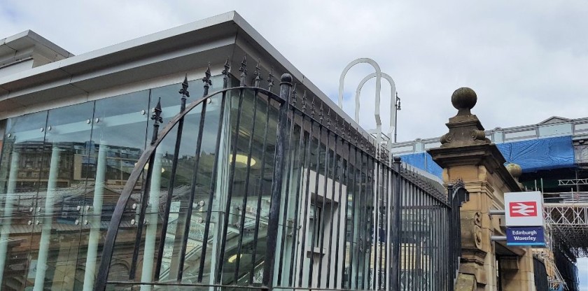 The Market Street entrance to Edinburgh Waverley